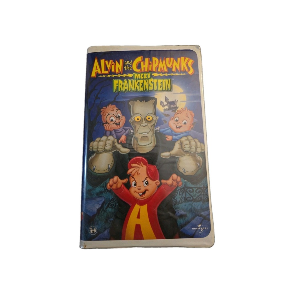 Alvin and the Chipmunks Meet Frankenstein (VHS, 1999, English Version)